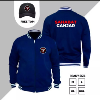 ใหม่ล่าสุด เสื้อแจ็กเก็ต GANJAR SG Friends BASEBALL ฟรีหมวก Type03