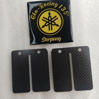 A PAIR OF CARBON MEMBRANE TONGUE RX KING คาร์บอนดั้งเดิม 0.4MM