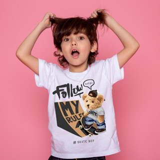 เสื้อยืด ลายตุ๊กตาหมี