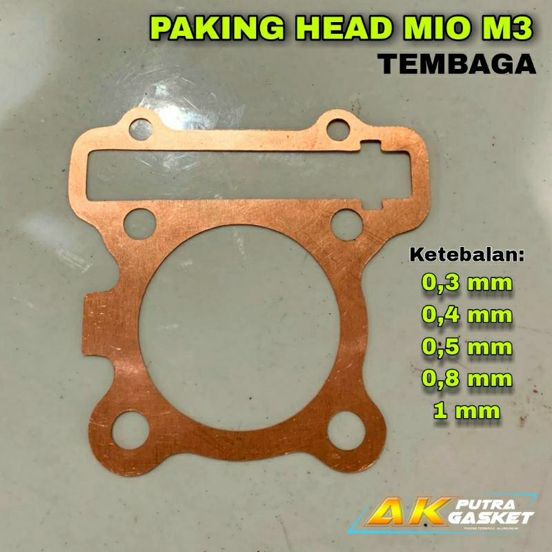 Mio M3 ปะเก็นหัวทองแดง / ปะเก็น Yamaha Mio Perpak Packing