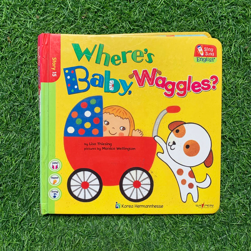 (ความอิ่มตัวรัก) Wiggles Baby Wiggles (ปกแข็ง) - หนังสือนิทานสําหรับเด็กนําเข้า
