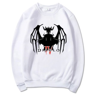 Diablo 4 Game Crewneck เสื้อกันหนาวโปโล สําหรับผู้ชาย และผู้หญิง