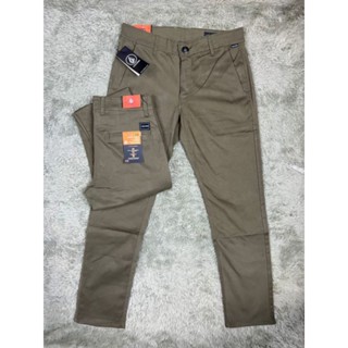 Volcom CHINO CHINOS กางเกงขายาว สไตล์ทหาร สําหรับผู้ชาย