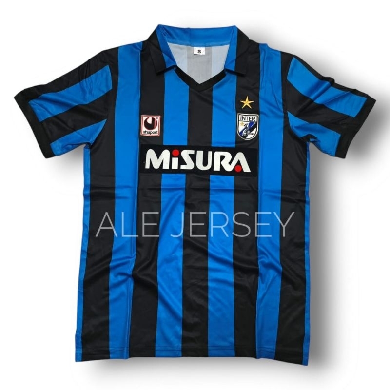 เสื้อฟุตบอล Retro inter home 88/89 1988/1989 เกรด Original Rare