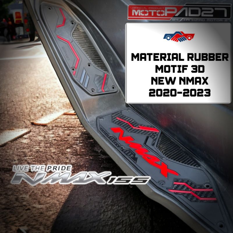 ใหม ่ NMAX 2020-2024 MOTOPAD27 และ CIP Footrest พรม