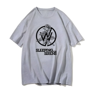 Kaos Band Sleeping With Sirens SWS เสื้อโปโล สําหรับผู้ชาย และผู้หญิง