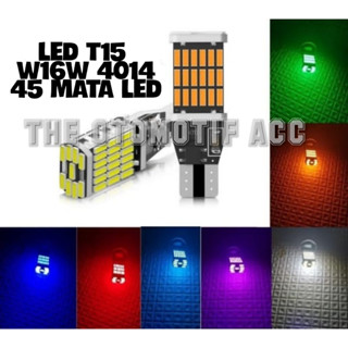 Dajjal ซ็อกเก็ตไฟเลี้ยว LED 45 ดวง T15 W16W T10 T15 sen สําหรับติดรถยนต์