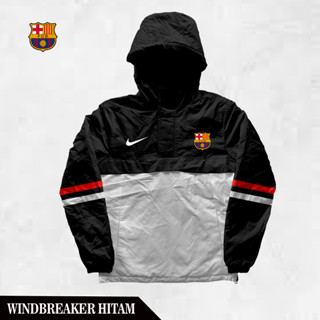 เสื้อแจ็กเก็ต เสื้อชูชีพ กันลม พิมพ์ลายโลโก้ barcelona สําหรับผู้ชาย และผู้หญิง ใช้งานกลางแจ้ง