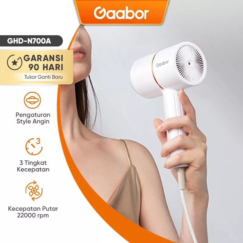 Gaboor- เครื่องเป่าผม 220v เครื่องเป่าผม Prefissional Anti Frizz Body หัวฉีดน้ําหนักเบาสามารถ