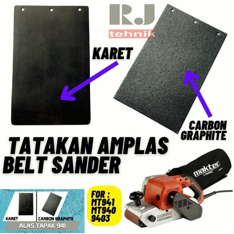 MESIN Maktec MT941 Carbon Rubber Pad Sanding Machine Belt Sander MT 941 MT 940 9403
