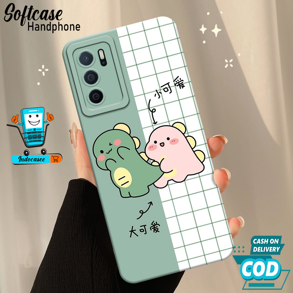 เคส Hp Softcase Oppo A16 Case Hp Oppo A16 Silicone Hp Oppo A16 Casing Oppo A16 Cool Cartoon Motif - 