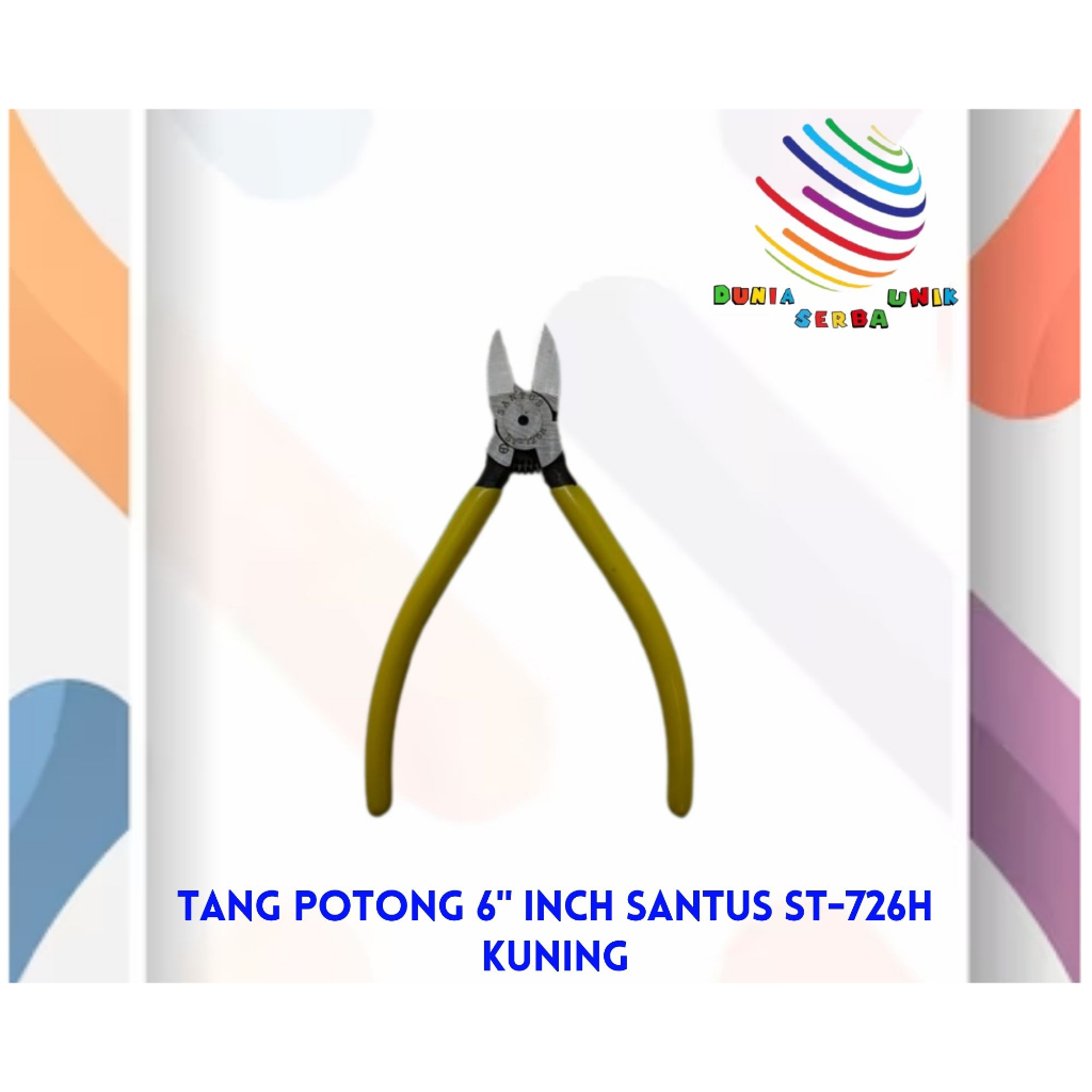 6 นิ้วตัด PLIERS SANTUS ST-726H สีเหลือง