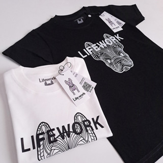 Lifework Doggy เสื้อยืด แบรนด์เนม นําเข้าจากเกาหลี พรีเมี่ยม ของแท้ กระจก 1:1