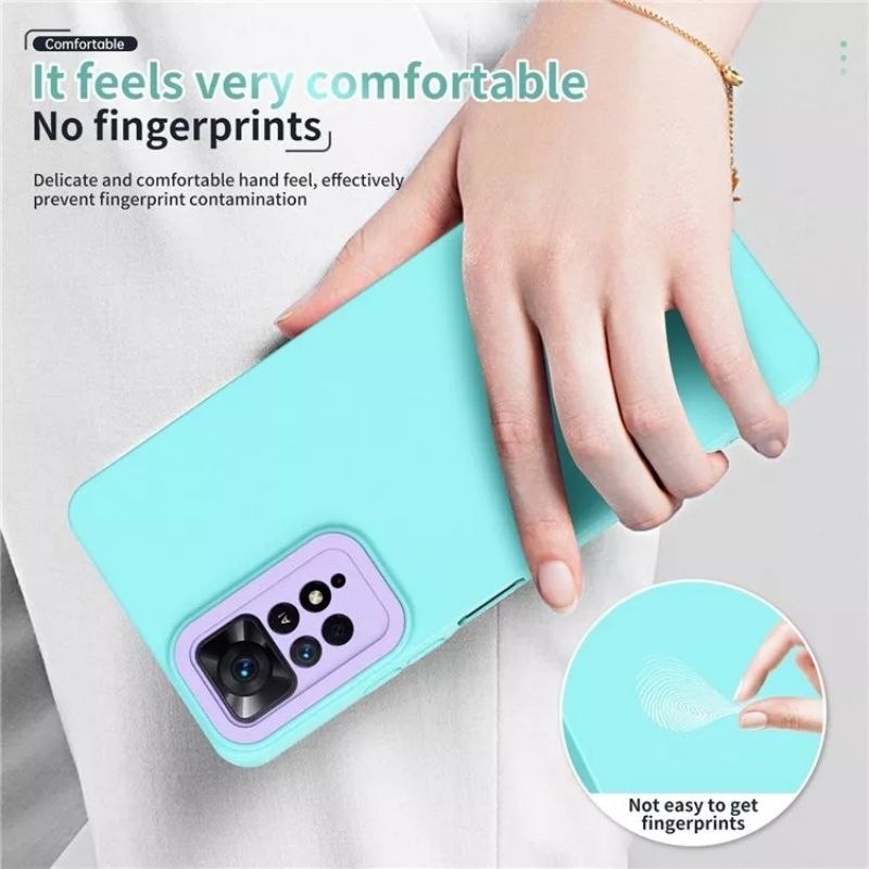 0511 VVVCASE CASING HP 3 IN 1 PASTEL DOFF OPPO A36 A76 A96 A3S A38 A18 F11 A17 A57 A77s A16K RENO 5F