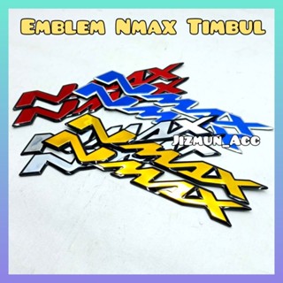 สติกเกอร์ตราสัญลักษณ์โลโก้ Nmax สีเงิน สีแดง สีฟ้า สีทอง