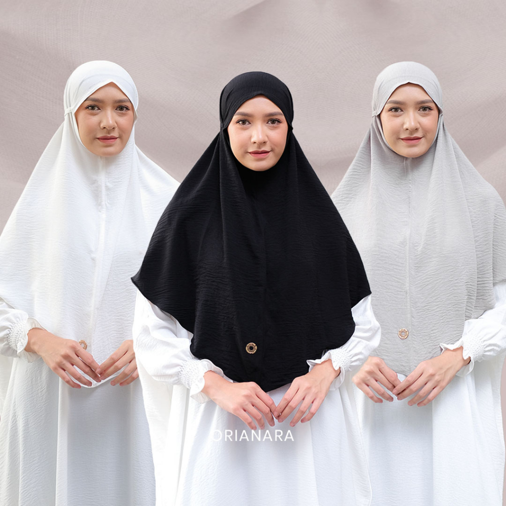 Orianara Instant Womens Bergo Hijab พร้อมสายธรรมดา FEEN BERGO