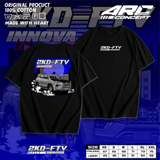 เสื้อยืด INNOVA 2d - Shirt Distro Men MONSTER DIESEL เสื้อยืด 2d FTV INNOVA Automotive Cutton Combed