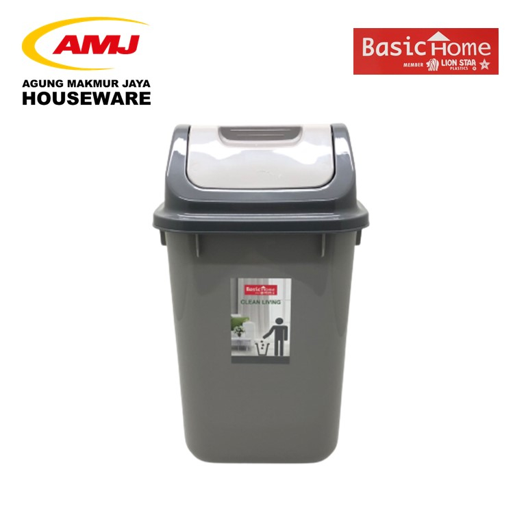 NITTO SWING BIN 15 ลิตร BASIC HOME TRASH CAN