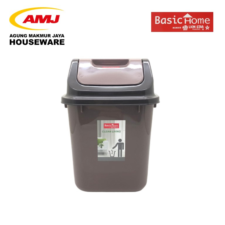 NITTO SWING BIN 12 ลิตร BASIC HOME TRASH CAN