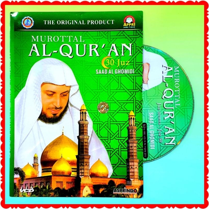 Vcd MUROTTAL AL QURAN-MUROTTAL ALQURAN 30 JUZ SELECTED LETTER-MUROTTAL 30 JUZ SELECTED LETTER-KASET 