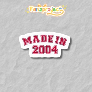 สติกเกอร์ MADE IN 2004 04L