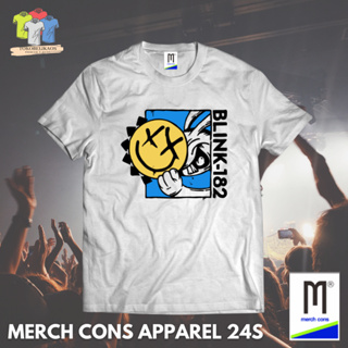 Pmd181 | เสื้อยืด พิมพ์ลาย BAND BLINK-182 TAG MERCHCONS APPAREL | ขนาดด้านนอก