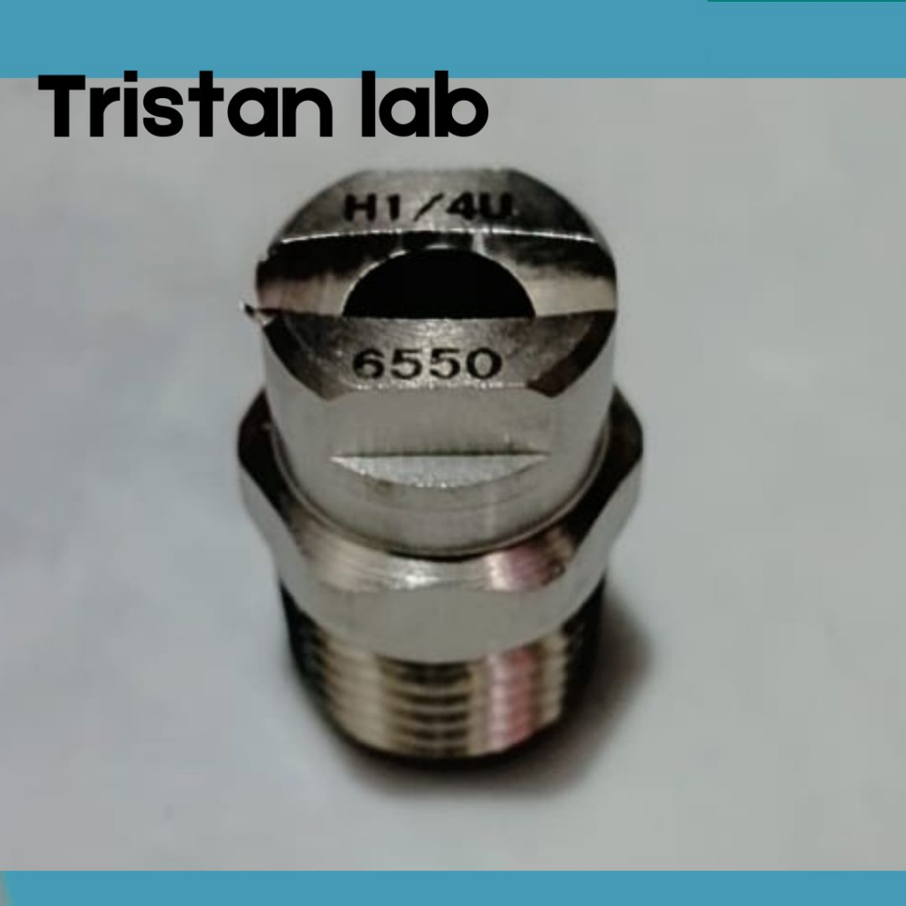 หัวฉีด V jet Stainless 1/4 (6550) V1/4 Jet Flat Fan Spray หัวฉีด