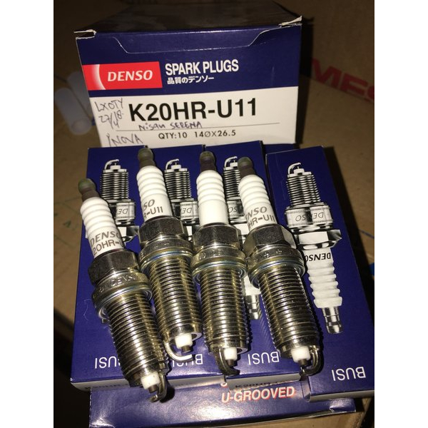 หัวเทียน Denso ยี่ห้อ Toyota Kijang Innova ดั้งเดิม (K20HRU11)