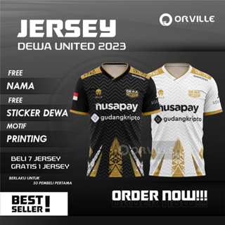 Dewa UNITED JERSEY 2023 ฟรีสติกเกอร์นิกเกอร์ และ DEWA