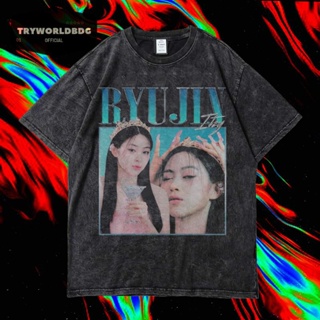 เสื้อยืด พิมพ์ลาย Tryworldbdg OFFICIALJin" สําหรับผู้ชาย | เสื้อเชิ้ต ซักได้ | หินล้าง | เสื้อยืด ขนาดใหญ่ | Ryujin ITZY เสื้อยืด แขนสั้น ซักได้