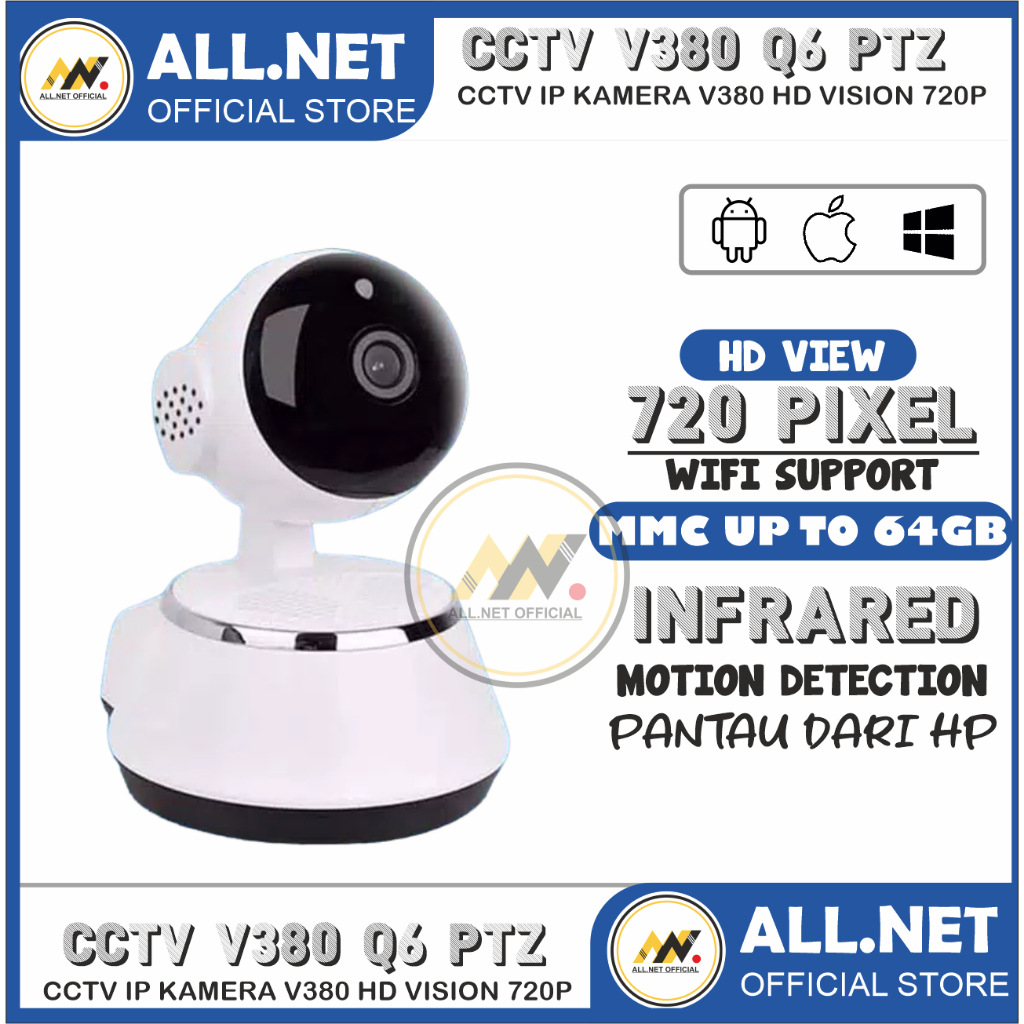 Cctv กล้อง IP Wifi กล้องอัจฉริยะกล้องวงจรปิดผ่าน Android และ IOS [V380/V38PRO]