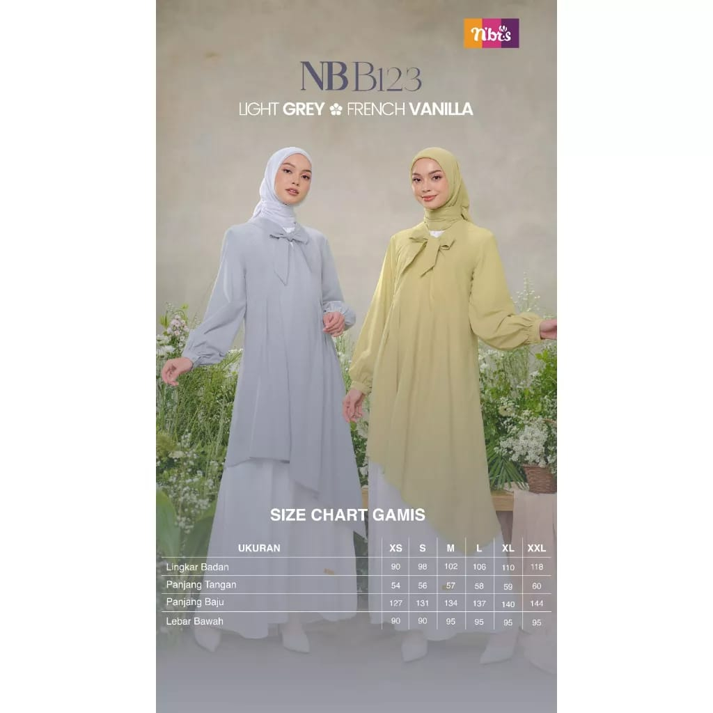 NIBRAS ผู้หญิง GAMIS NB B123