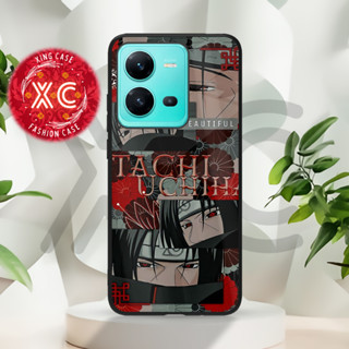 |An05| เคสกระจกเงา สําหรับ HP VIVO V25 V25E | ขอเคส HP เคสแข็ง นิ่ม ปรับแต่งได้ | เคสโทรศัพท์มือถือ ลายการ์ตูนอนิเมะนารูโตะ HD ITACHI UCHIHA