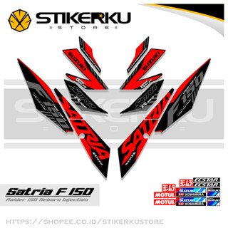 สติกเกอร์หัวฉีด SATRIA FU 150 SIMPLE F150 SATRIA F150 2016-2022 STICKER STRIPING SATRIA FU BELANG R150 STOCK DECALS RIDER FI R150 SATRIA EDITION Stickerkustore 11th MOTIF