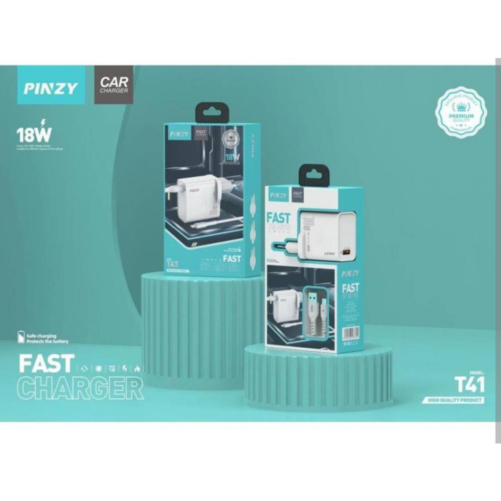 PINZY T41 แท่นชาร์จรองรับ VOOC 18w