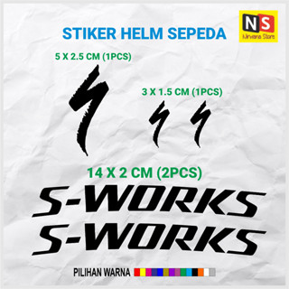 สติกเกอร์ S-works สําหรับติดตกแต่งหมวกกันน็อค