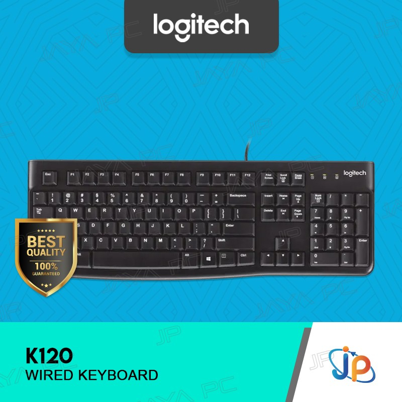คีย์บอร์ดแบบมีสาย Logitech USB K120