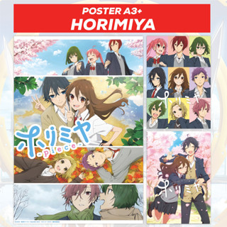 Horimiya Hori-san to Miyamura-kun โปสเตอร์อนิเมะ ขนาด A3+ - Izumi Miyamura, Kyouko Hori, Yuki Yoshikawa