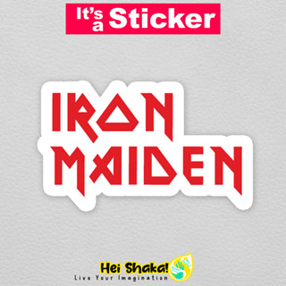 สติกเกอร์ไวนิล กันน้ํา ลายวงดนตรี Iron MAIDEN