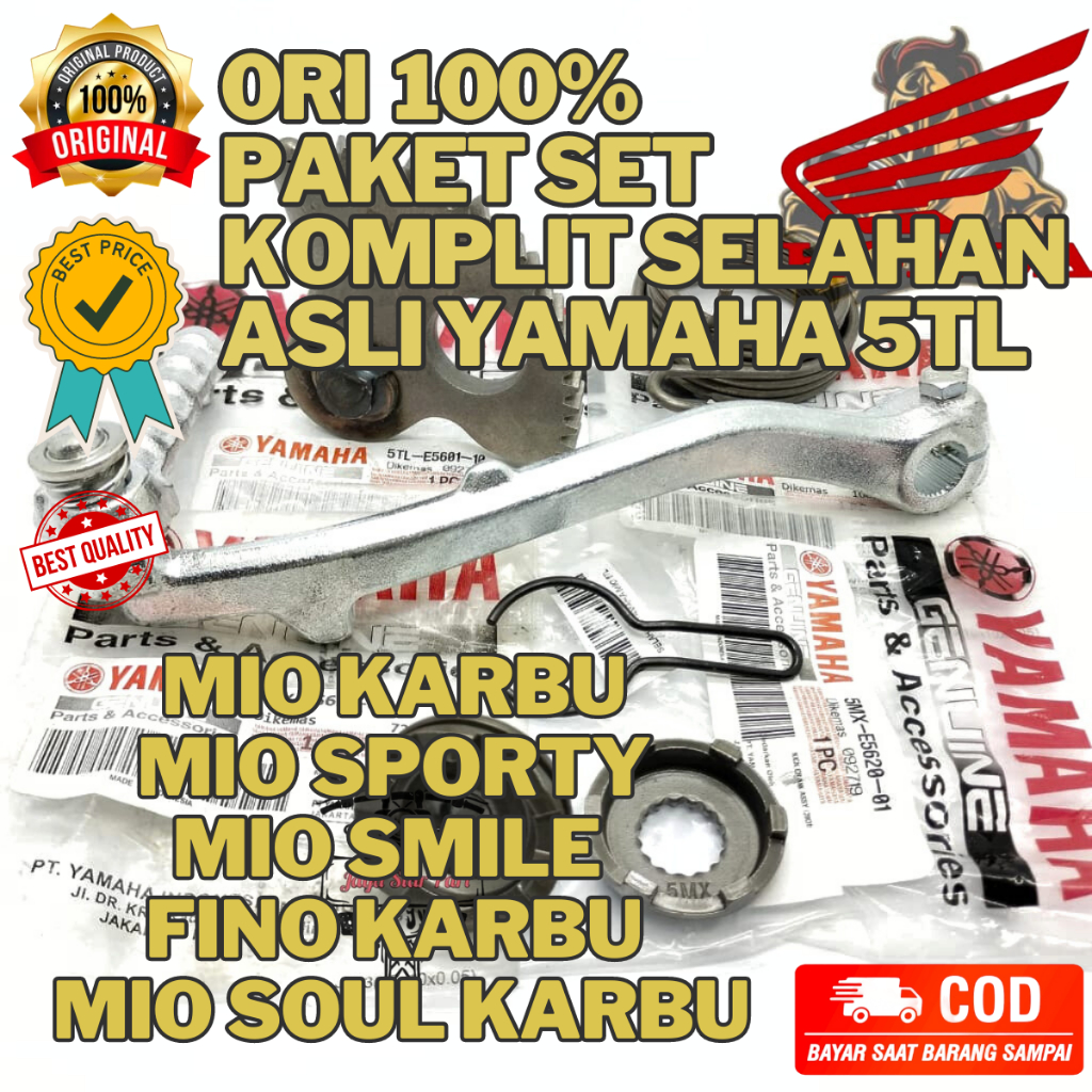 ต้นฉบับ 100% SELAHAN COMPLETE SET 4 ผลิตภัณฑ์ AS SELAH KICK PINION SPRING SELAHAN CRANK ORIGINAL YAM