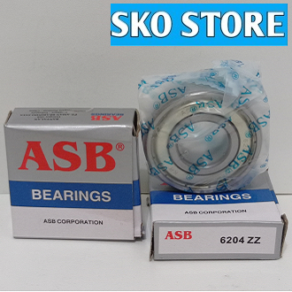 แบริ่ง 6204 ZZ 1 ชิ้น/ชิ้น ASB / แบริ่ง 6204 ZZ ASB