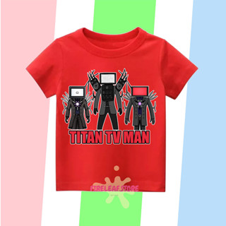 เสื้อยืด พิมพ์ลาย Titan TV MAN NEW UPGRADE Skibidis พรีเมี่ยม สําหรับผู้ชาย