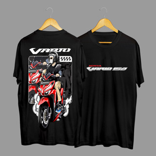 เสื้อยืด พิมพ์ลายรถจักรยานยนต์ Honda Vario 150 Matic Advanture Premium Distro