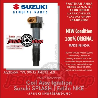 คอยล์จุดระเบิด ของแท้ สําหรับ Suzuki New Karimun NKE Splash YV4 DR412 A5E312 YL6 YL6MC SGP