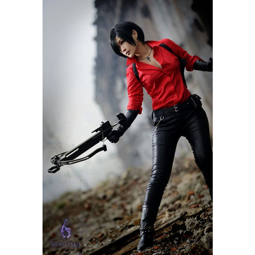 ชุดคอสเพลย์ Ada Wong Resident Evil 6th (สายรัดหน้าอก และเอว)