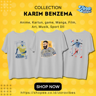 เสื้อยืด | Karim BENZEMA | เสื้อยืด พิมพ์ลาย สไตล์วินเทจ | ชุดฟุตบอล Benzema