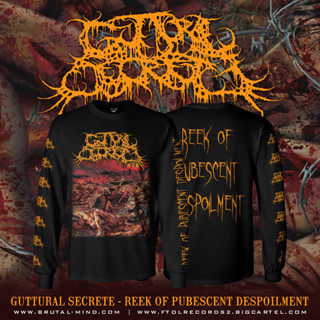 เสื้อแขนยาว GUTTURAL SECRETE - Reek Of Pubescent Despoilment