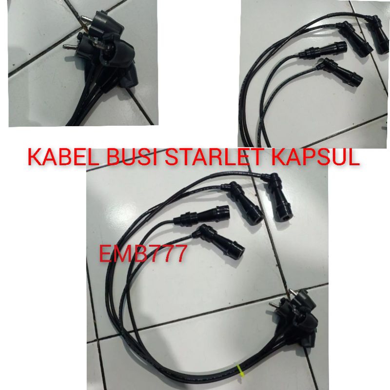 STARLET CAPSULE INJECTION SPARK PLUG CABLE 1990-KEATAS