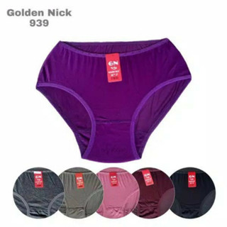 Golden NICK 939 CD กางเกงชั้นใน สีทองเข้ม สําหรับผู้หญิง 12 ชิ้น