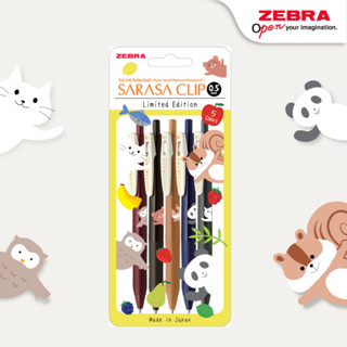 Zebra Sarasa Clip 0.5 Animal Pop Up ปากกาเจล JJ15-5. สารบัญ